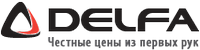 Логотип фирмы Delfa в Киселёвске